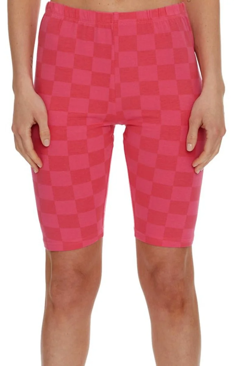 Authentic Pop Emiaza Bike Shorts Fuchsia/White