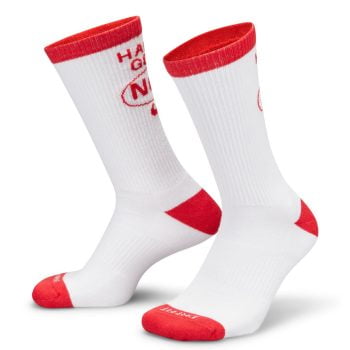 Nike Everyday Plus Cushioned Crew Socks (1 Pair) White/University Red