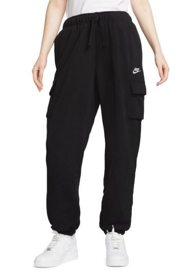 Sportswear Club Fleece Cargo Sweatpants Black/White