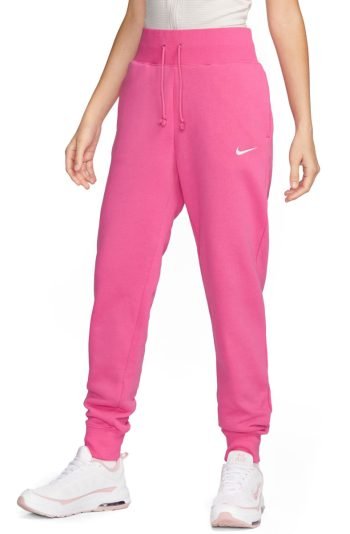 Sportswear Phoenix Fleece High-Waisted Joggers Pinksicle/Sail