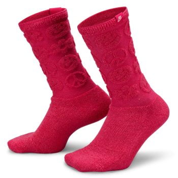 Everyday Plus Cushioned Crew Socks Fireberry/Pinksicle/Med Soft Pink