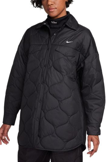 Sportswear Essential Quilted Trench Black/White