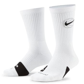 Everyday Crew Basketball Socks (3 Pair) White/Black