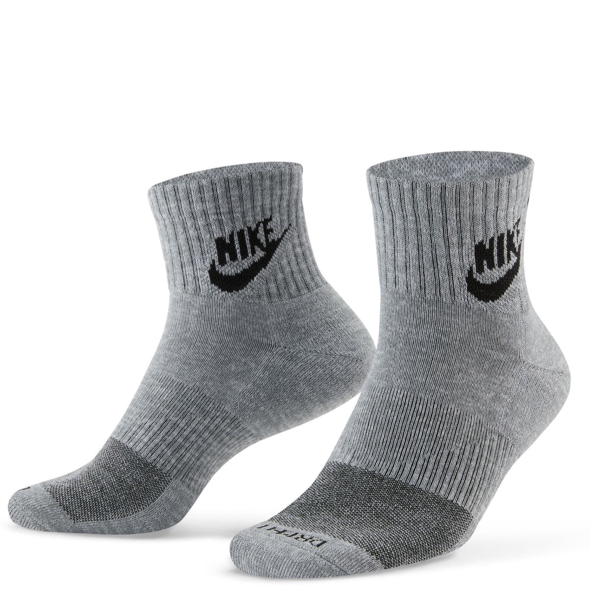 Nike Everyday Plus Cushioned Ankle Socks Particle Grey/Black