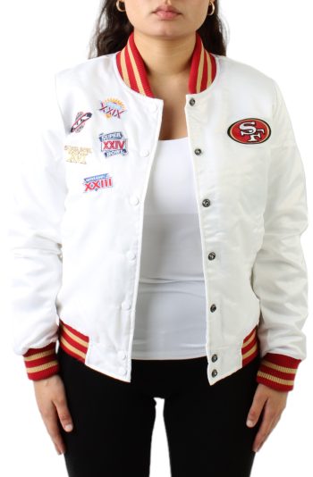 San Francisco 49ers Champions Jacket White/Gold/Red