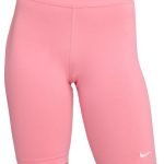 Nike Sportswear Essential Mid-Rise Biker Shorts Coral Chalk/White