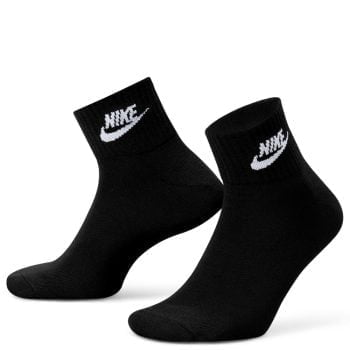 Everyday Essential Ankle Socks (3 Pairs) Black/White