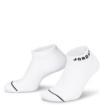 Everyday No-Show Socks (3 Pairs) White/Black