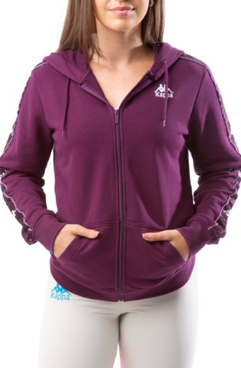 222 Banda Durby Zip Hoodie Violet/White