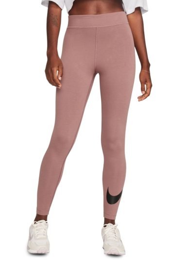 Sportswear Classics High-Waisted Graphic Leggings Smokey Mauve/Black