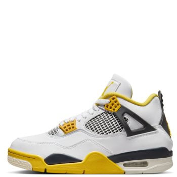 Air Jordan 4 Retro White/Coconut Milk-Vivid Sulfur