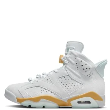 Air Jordan 6 Retro Pure Platinum/Glacier Blue-Metallic Gold