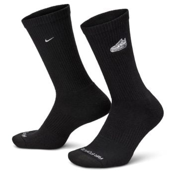 Everyday Plus Cushioned Crew Socks (1 Pair) Black