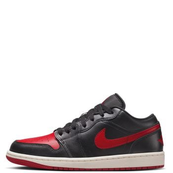 Air Jordan 1 Low Black/Gym Red-Sail