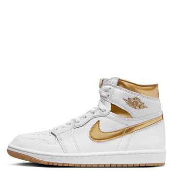 Air Jordan 1 Retro High OG White/Metallic Gold-Gum Light Brown