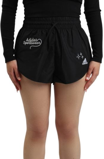 Scribble Woven Shorts Black/White