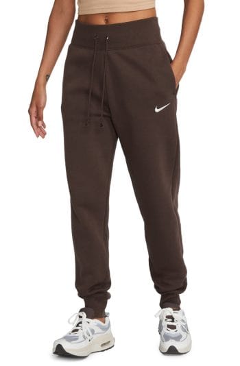 Sportswear Phoenix Fleece High-Waisted Joggers Baroque Brown/Sail