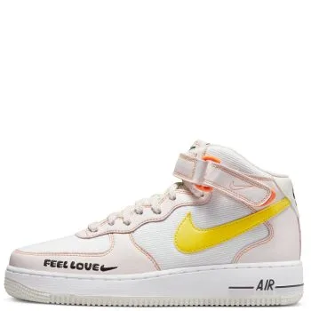 Air Force 1 '07 Mid White/Opti Yellow-Pearl Pink