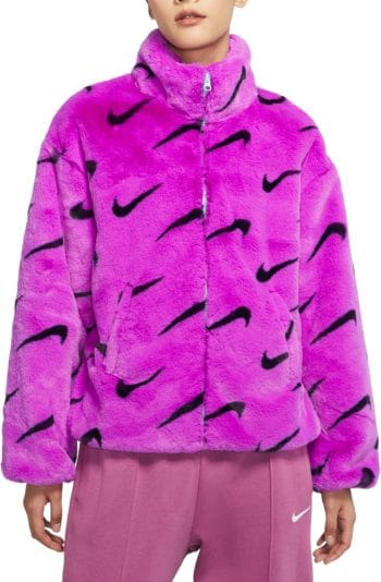 Sportswear Faux Fur Jacket