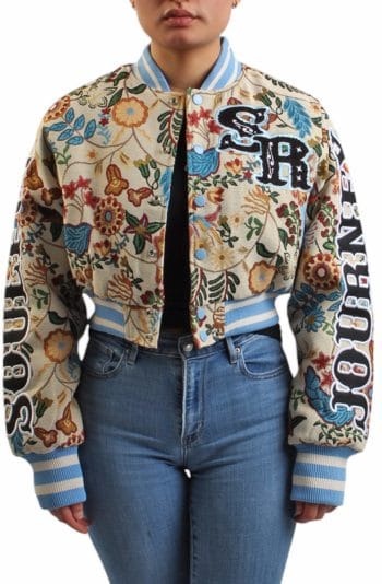 Tapestry Cropped Jacket Botanic