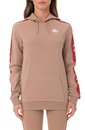 Women 222 Banda Bundaberg Hoodie Brown/Red/White Sweatshirts M Brown/Red/White