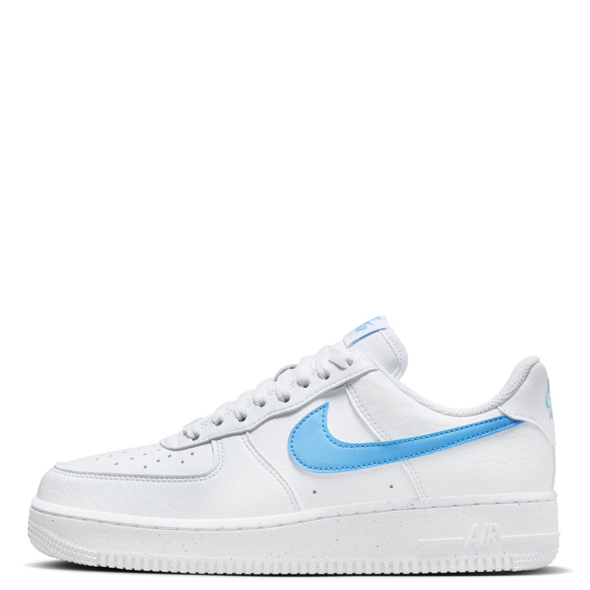 Women Air Force 1 '07 White/University Blue-White-Volt Sneakers 8 White/University Blue-White-Volt