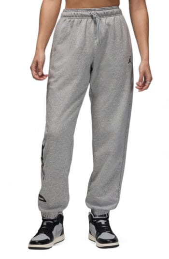 Women Brooklyn Fleece Graphic Pants Dk Grey Heather/Black Sweatpants L Dk Grey Heather/Black