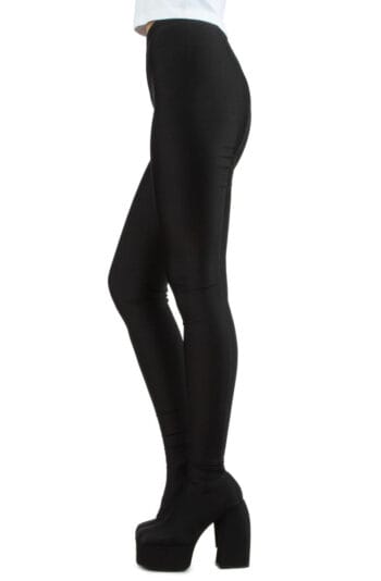 Women PLATFORM PANT BOOT Black Boots 8 Black