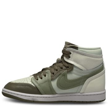 Women Women's Air Jordan 1 High Method of Make MEDIUM OLIVE/OIL GREEN-SEA GLASS-SEAFOAM Sneakers 7.5 MEDIUM OLIVE/OIL GREEN-SEA