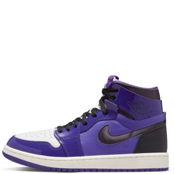 Women Air Jordan 1 Zoom Air Comfort Court Purple/Black-Psychic Purple-White Sneakers 11