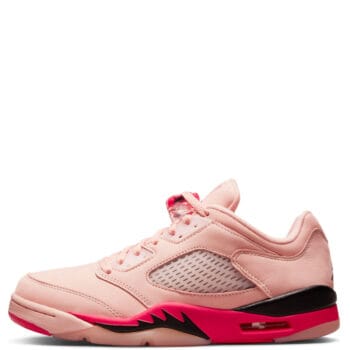 Women Air Jordan 5 Retro Low Arctic Orange/Siren Red-Black Sneakers 9