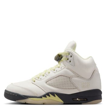 Women Air Jordan 5 Retro "Luminous Green and Sail Sail/Luminous Green-Anthracite Sneakers 6.5 Sail/Luminous Green-Anthracite