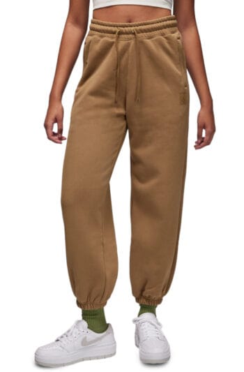 Women Flight Fleece Pants Brown Kelp Sweatpants M Brown Kelp