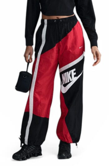 Women Mid-Rise Loose Woven Open-Hem Pants UNIVERSITY RED/BLACK/SAIL/SAIL Pants XS UNIVERSITY RED/BLACK/SAIL/SAIL