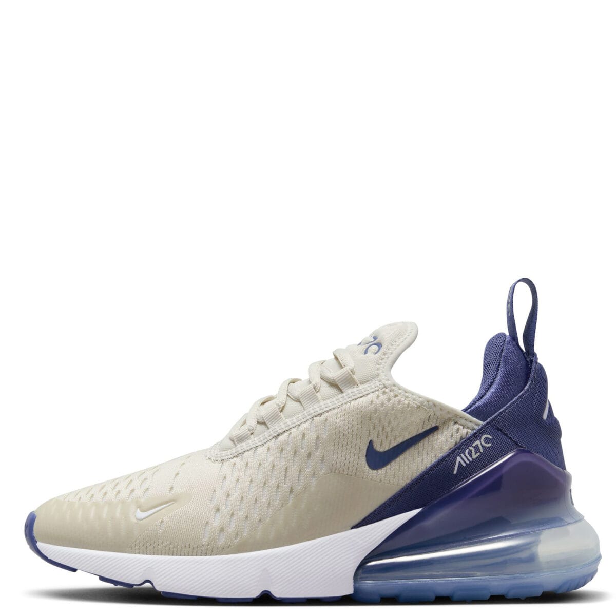 Women Air Max 270 Light Bone/Diffused Blue-White Sneakers 6.5 Light Bone/Diffused Blue-White
