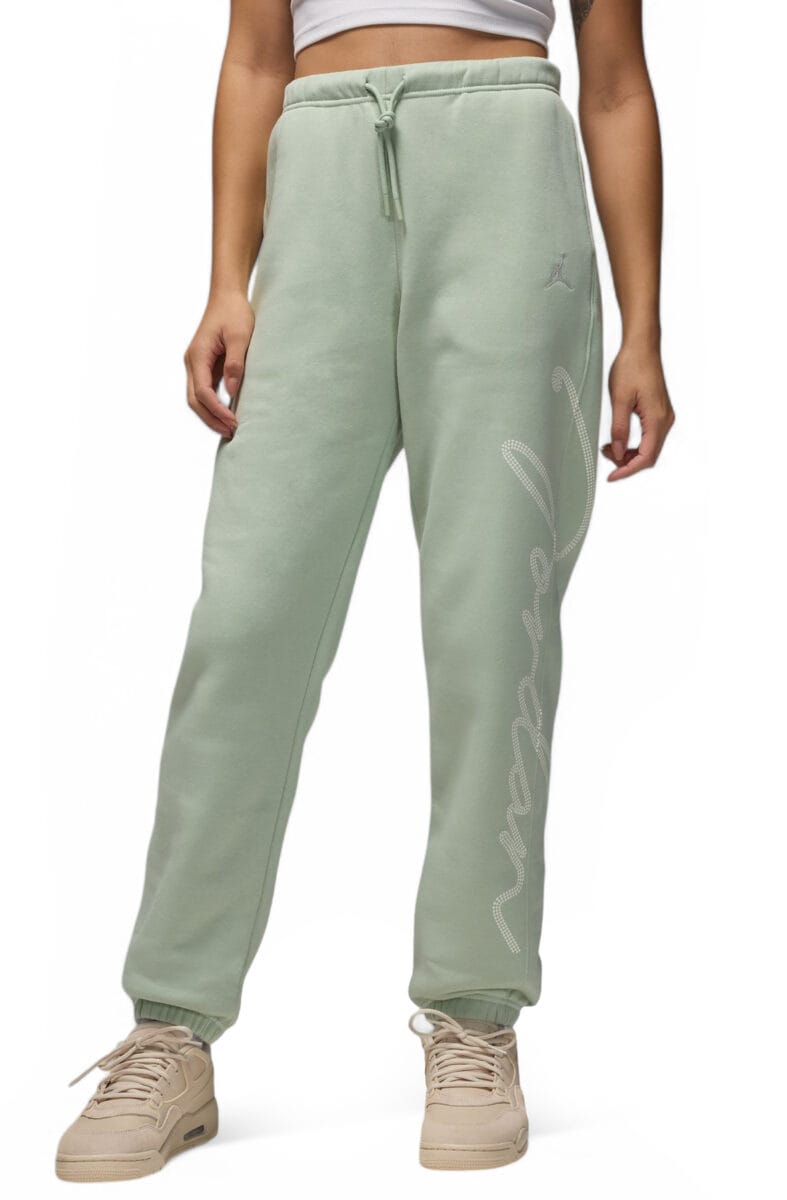 Women Brooklyn Fleece Graphic Pants Seafoam/Sail Sweatpants L Seafoam/Sail